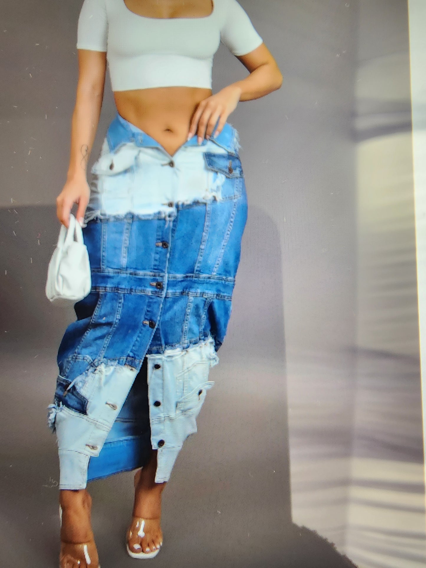 Jean skirt denim