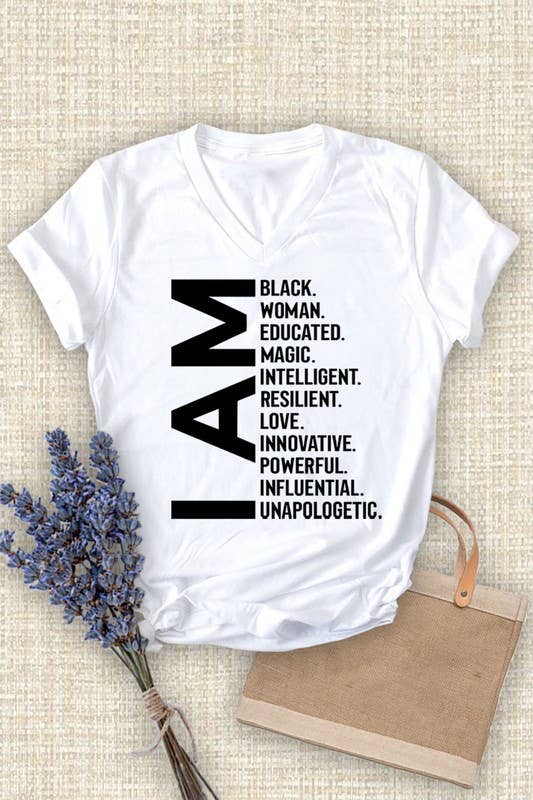 Unisex Short Sleeve V Neck T-Shirt