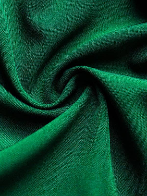 Loose Wide Leg Pleated Solid Color Tied Waist Pants Trousers