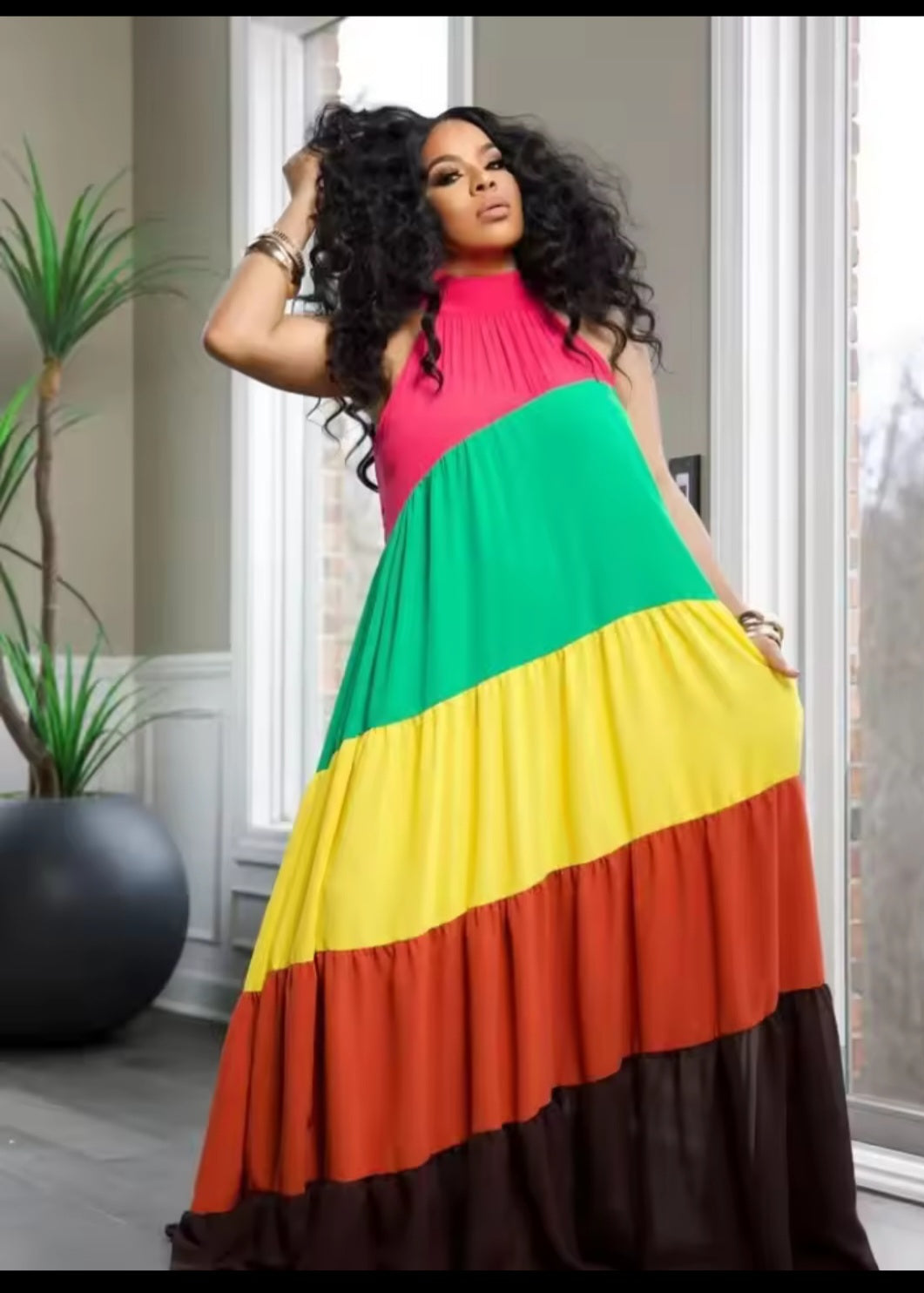 Multi Color Maxi dress