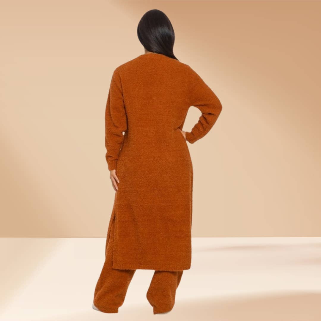 3 piece set Cozy Lounge Set Teddy Like Skim