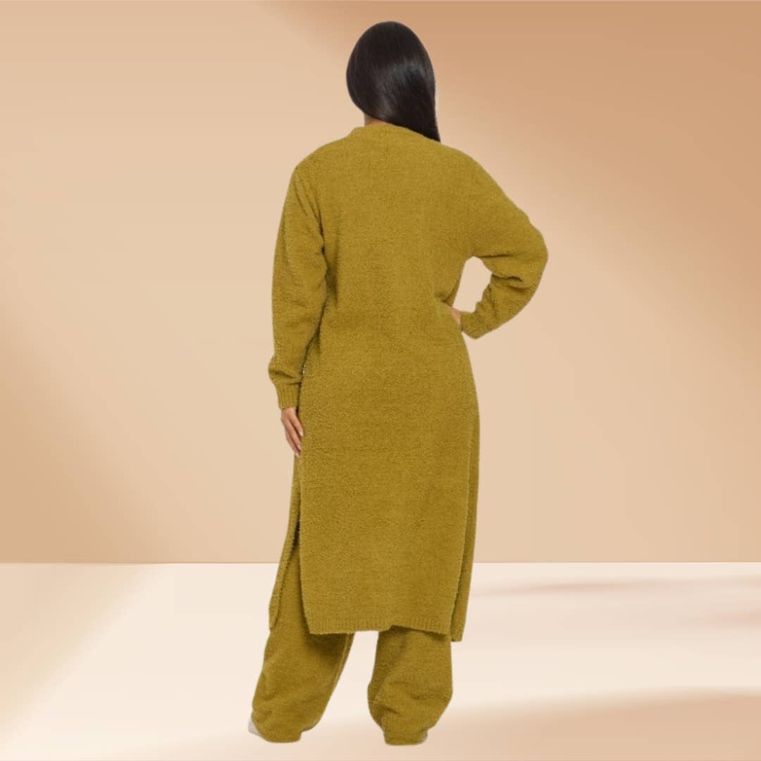 3 piece set Cozy Lounge Set Teddy Like Skim