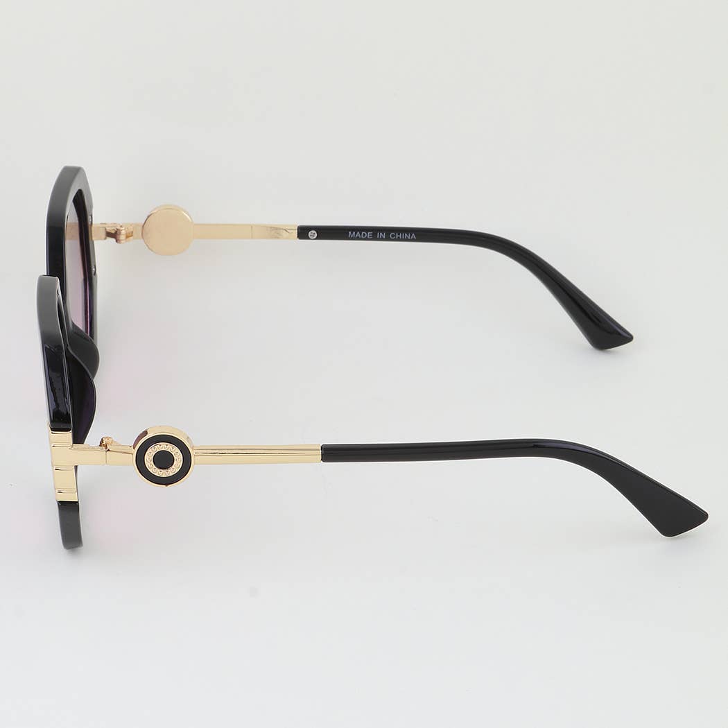 Chic Geometric Gradient Sunglasses