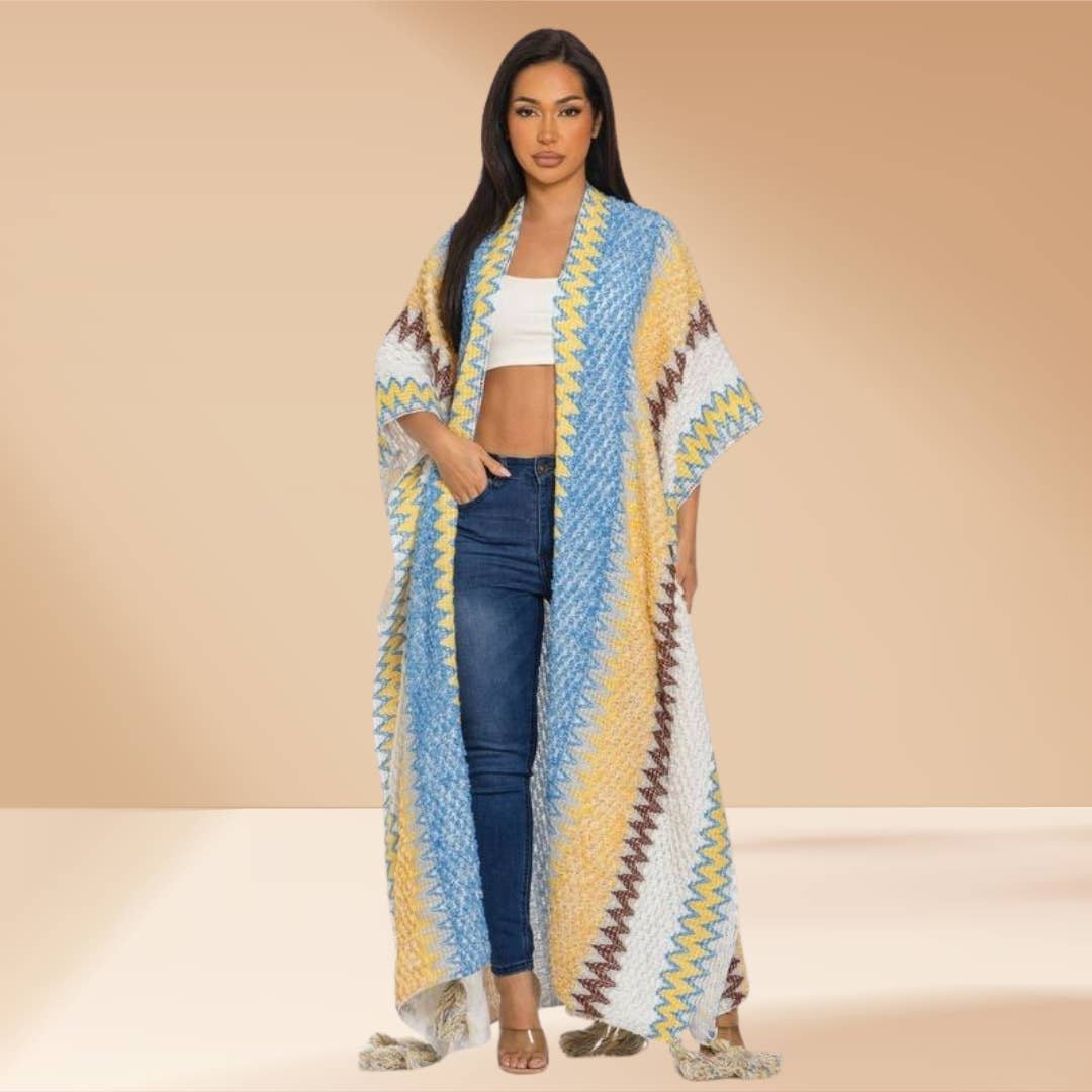 Knit Kimono Oversize Cardigan Boho