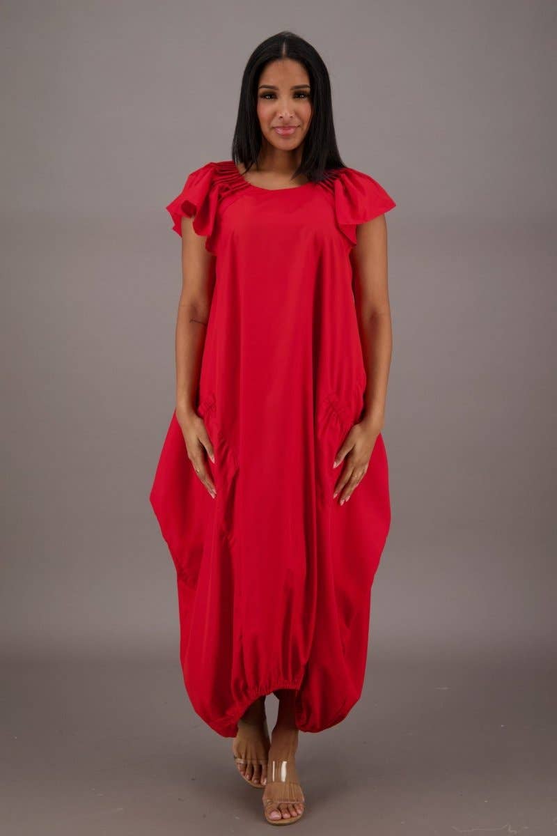 Product Name: Flowing Grace Bubble Dress AD-25061