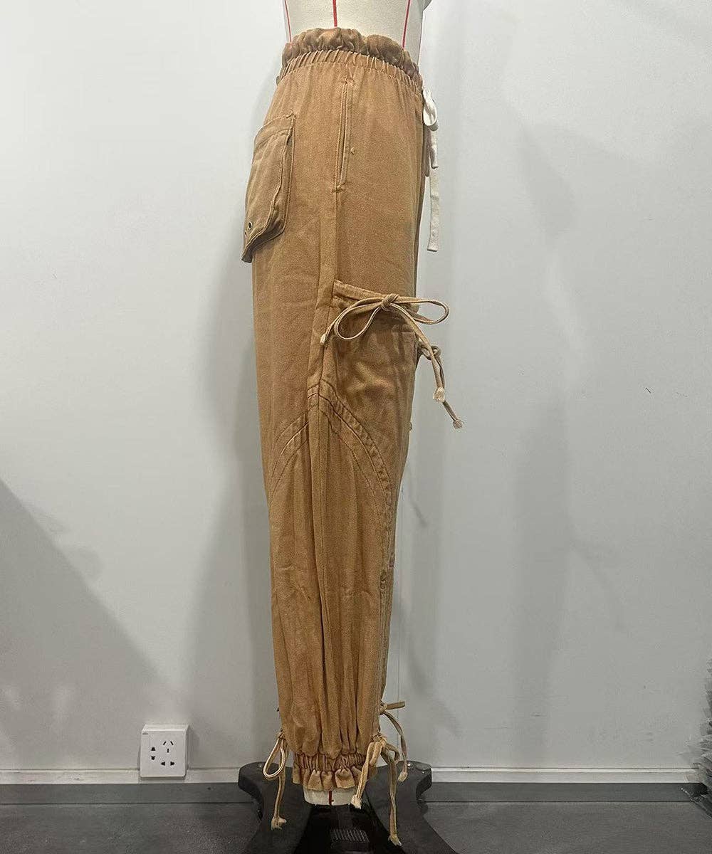 LOOSE JEANS DRAWSTRING