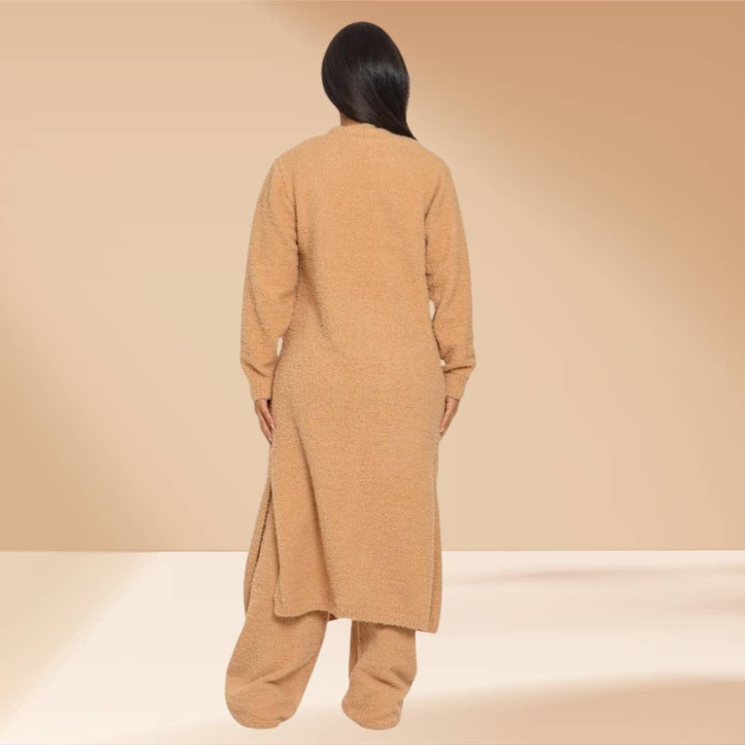 3 piece set Cozy Lounge Set Teddy Like Skim