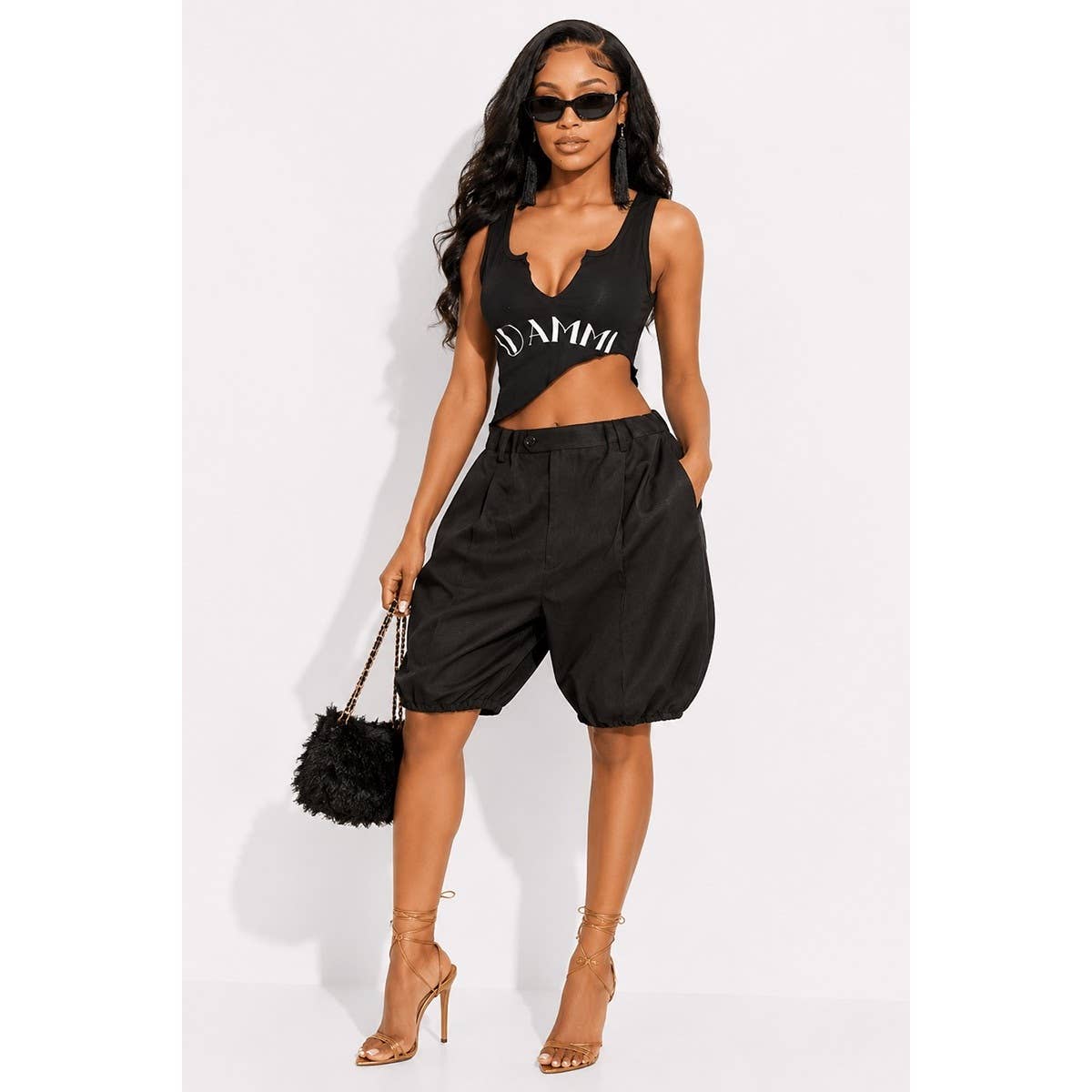 Balloon Half Bloomer Pants