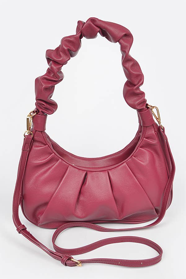 Pleated Simple Shoulder Bag