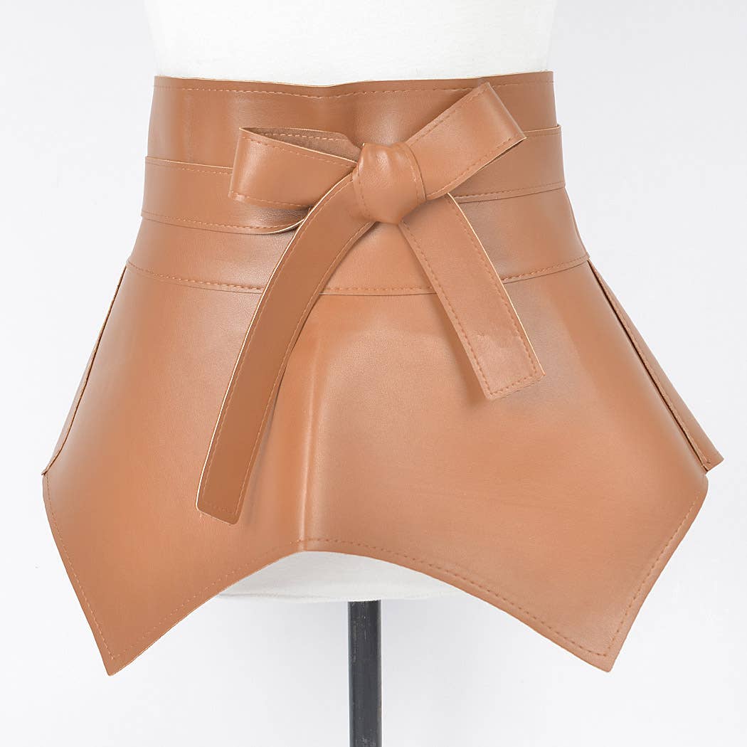 Faux Leather Plus Size Skirt Belt