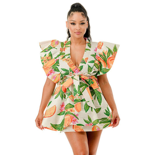 TROPICAL BREEZE MINI

 DRESS