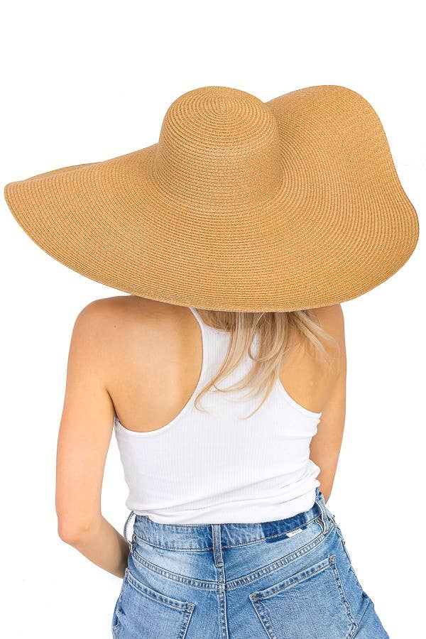 Extra Wide Floppy Glossy Sun Hat