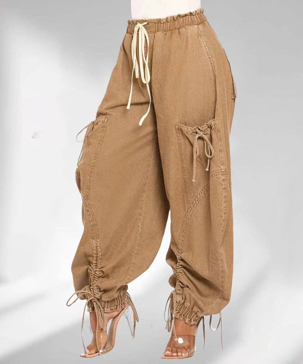 LOOSE JEANS DRAWSTRING