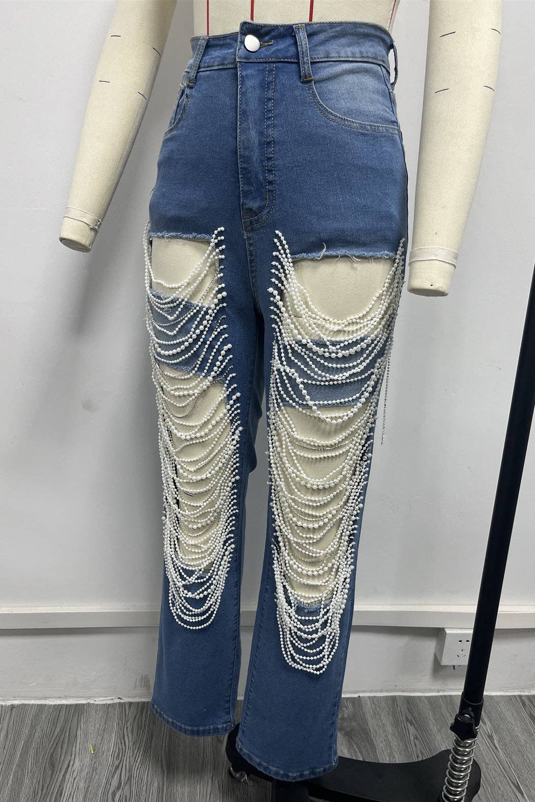 WOMEN FASHION CASUAL DENIM PANTS