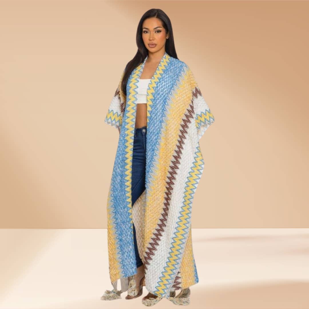 Knit Kimono Oversize Cardigan Boho
