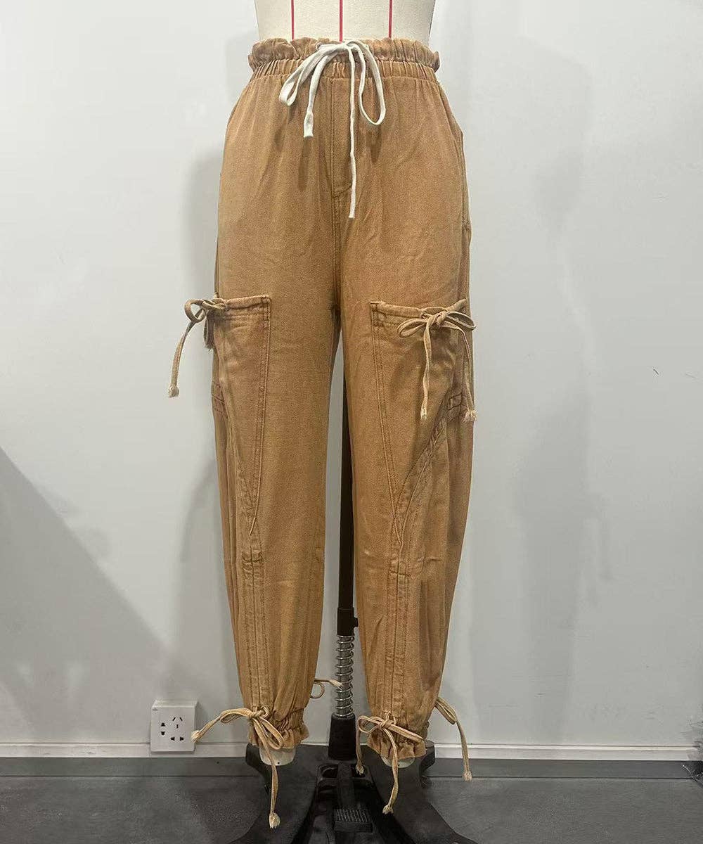 LOOSE JEANS DRAWSTRING