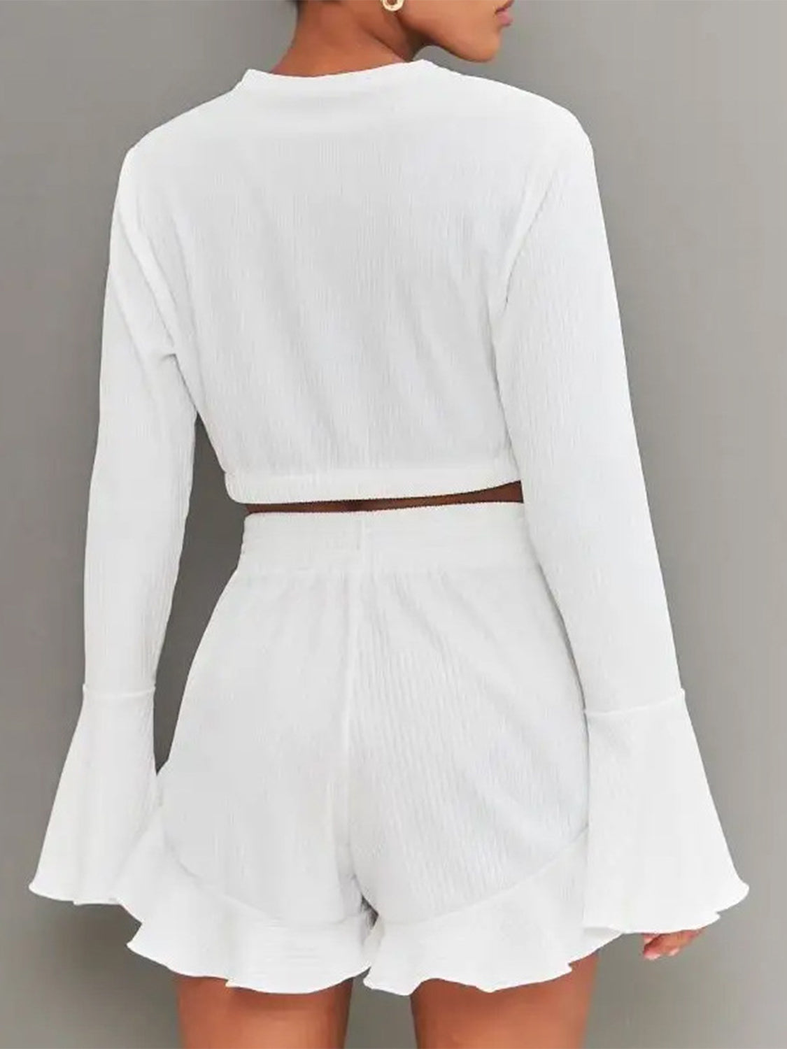 Round Neck Long Sleeve Set