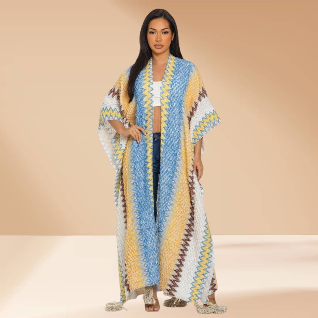 Knit Kimono Oversize Cardigan Boho