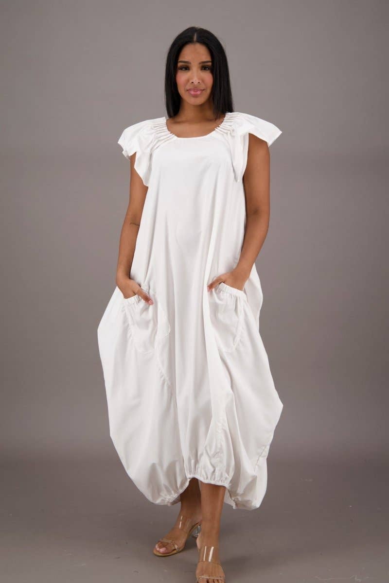 Product Name: Flowing Grace Bubble Dress AD-25061