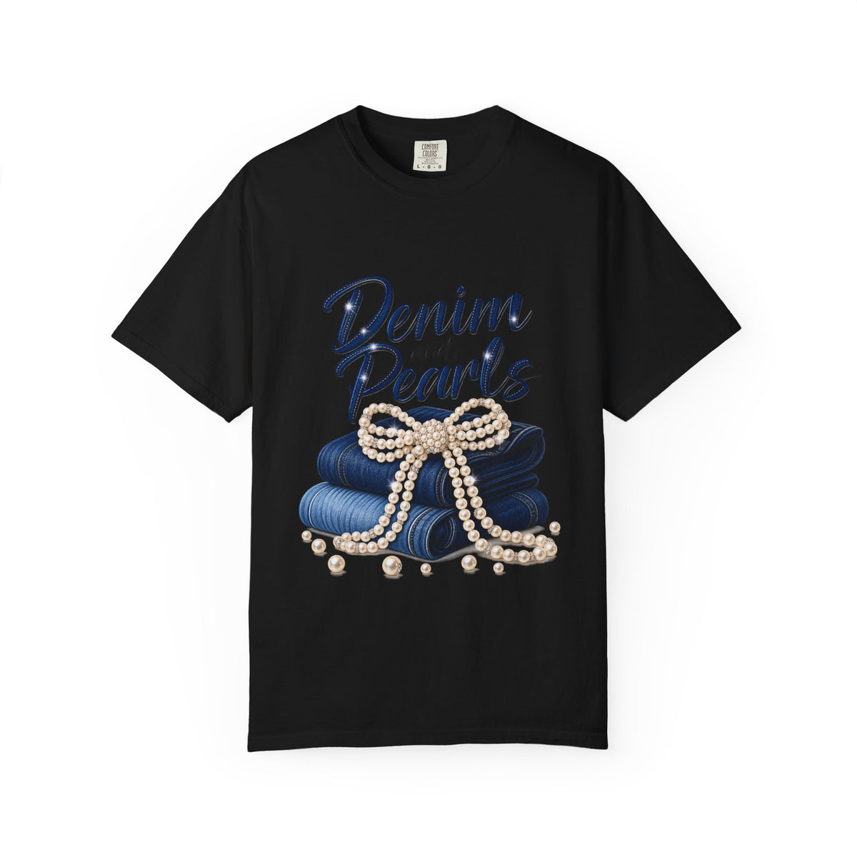 Denim and Pearls T‑Shirt