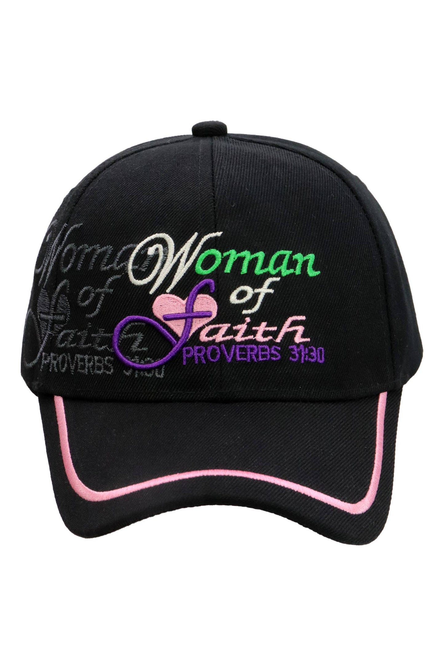 Woman Of Faith Proverbs Baseball Cap
