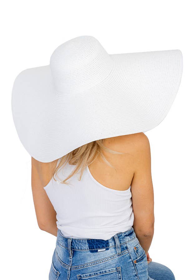 Extra Wide Floppy Glossy Sun Hat