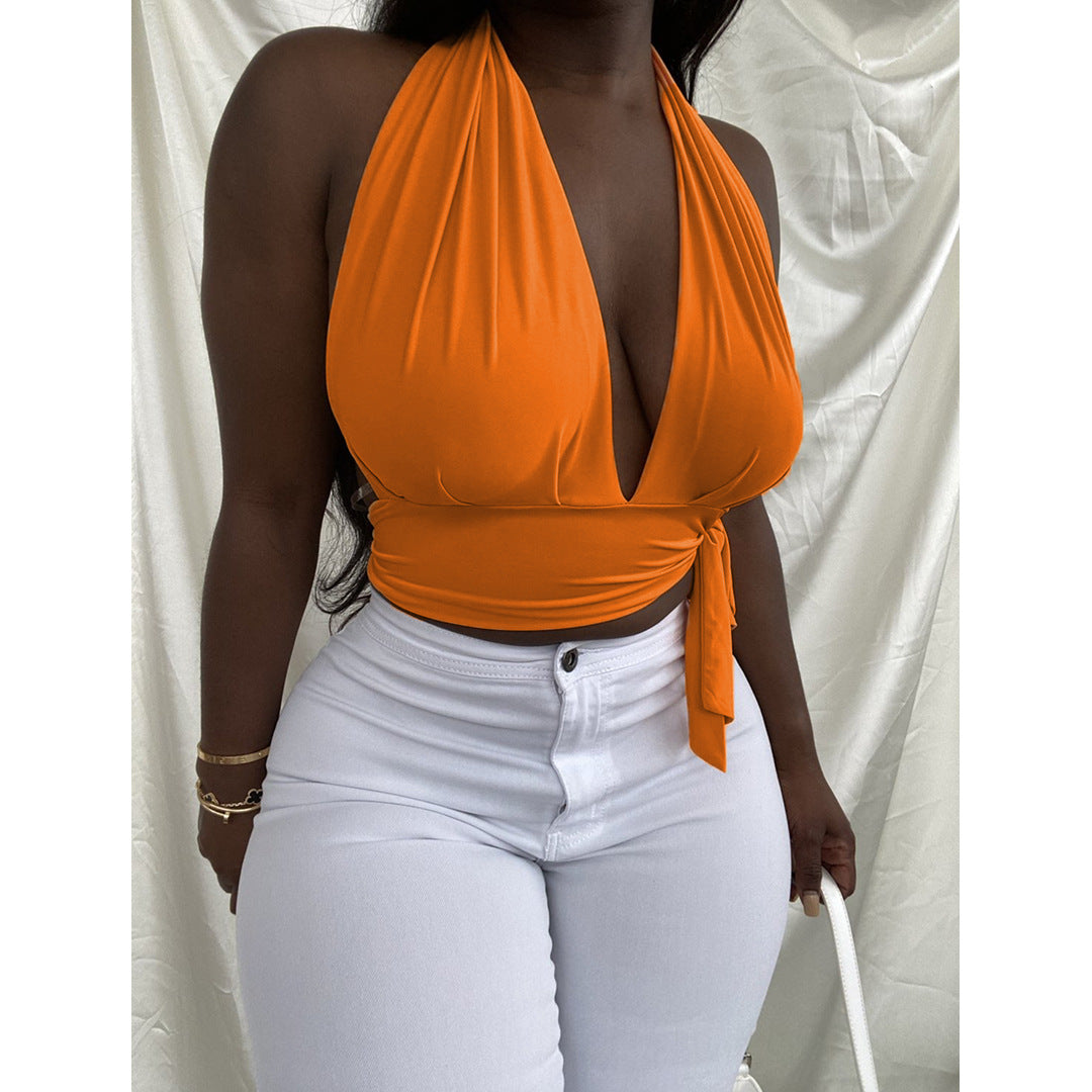 Sexy Tube Top T-Shirt Crop Top Sexy