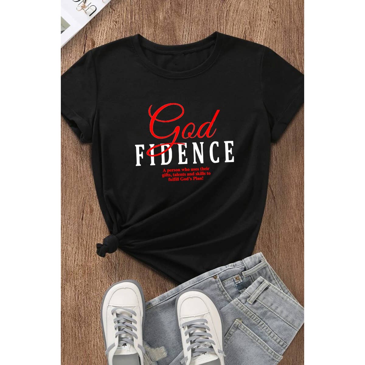 GOD FIDENCE GRAPHIC T-Shirt