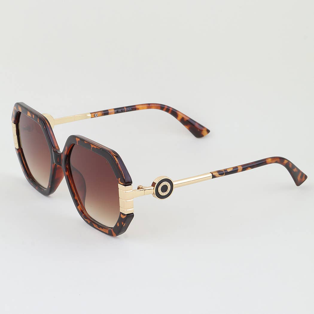 Chic Geometric Gradient Sunglasses