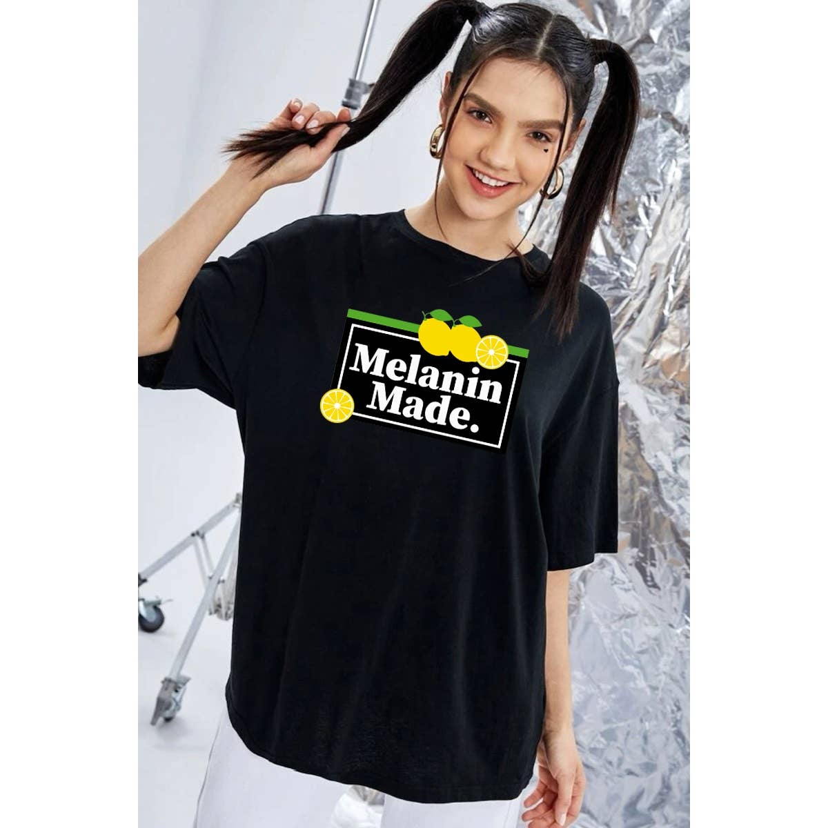 MELANIN MADE Print Women T-shirt