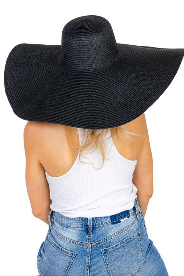 Extra Wide Floppy Glossy Sun Hat