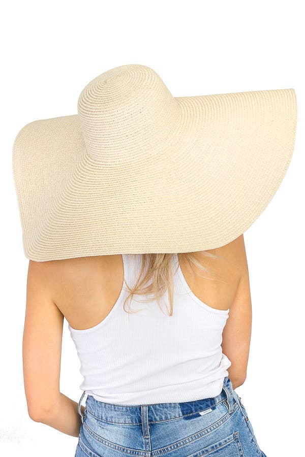 Extra Wide Floppy Glossy Sun Hat