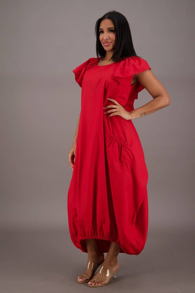 Product Name: Flowing Grace Bubble Dress AD-25061