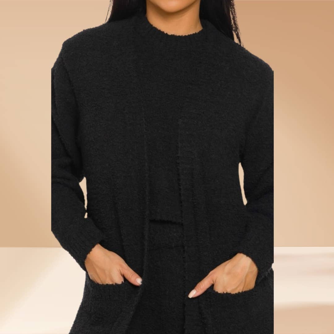 3 piece set Cozy Lounge Set Teddy Like Skim