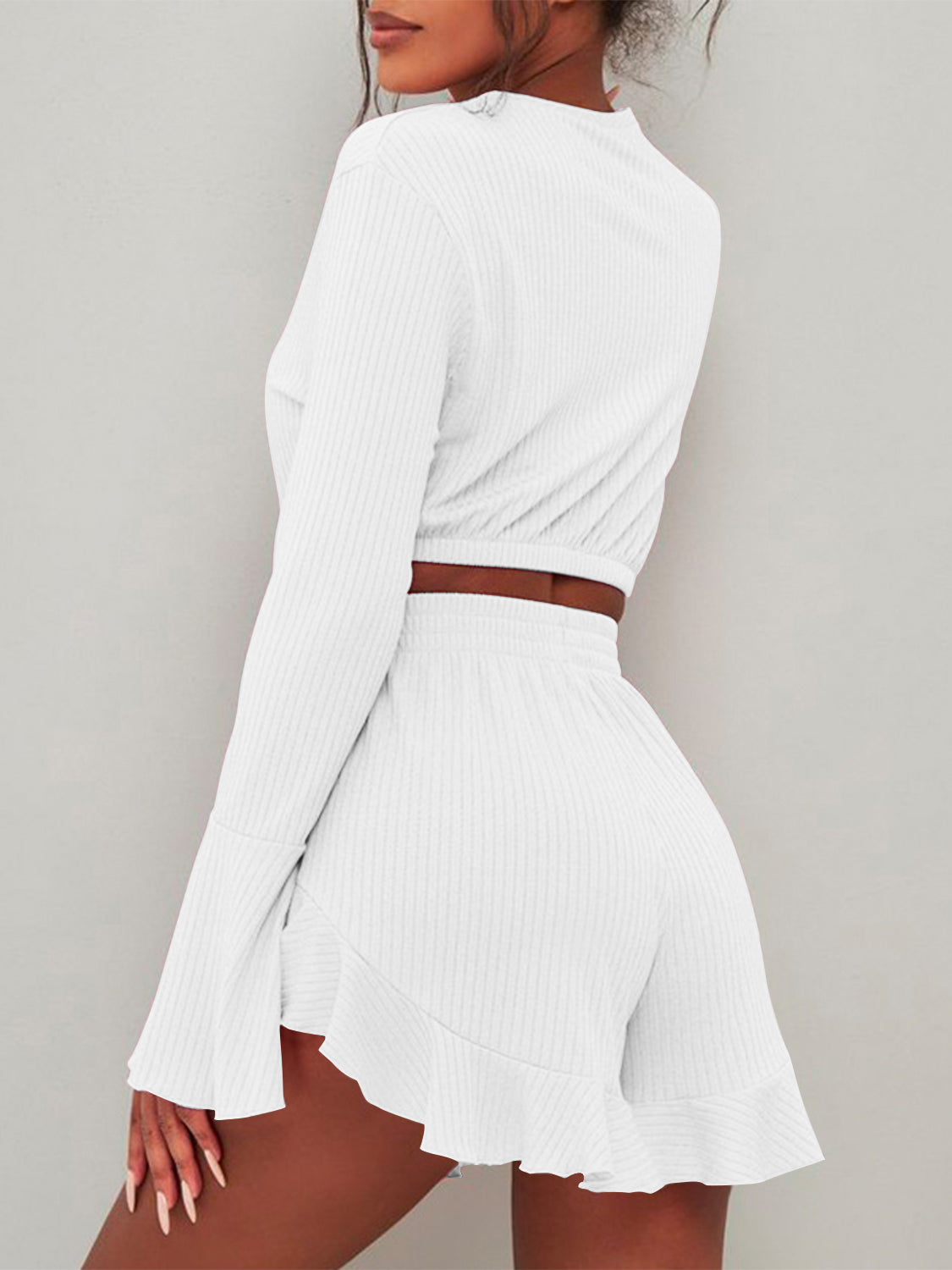 Round Neck Long Sleeve Set