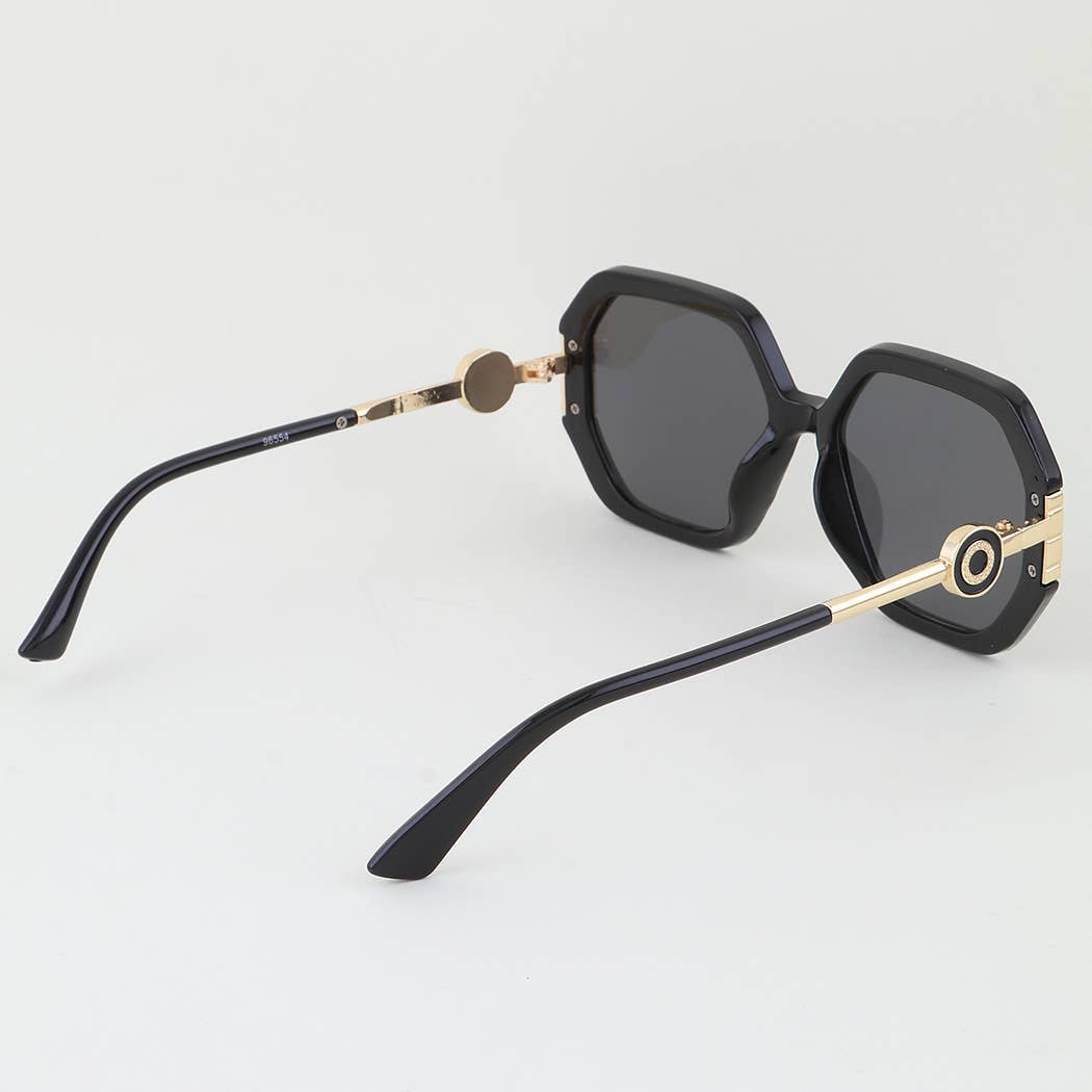 Chic Geometric Gradient Sunglasses