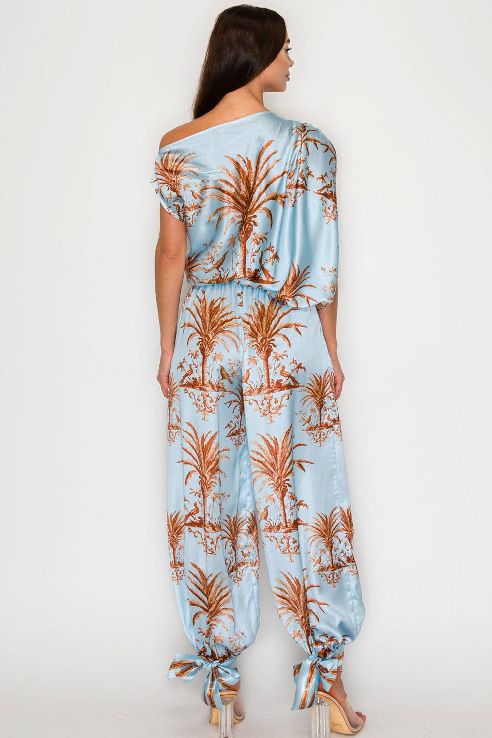 One Shoulder Top & Jogger Pants Set