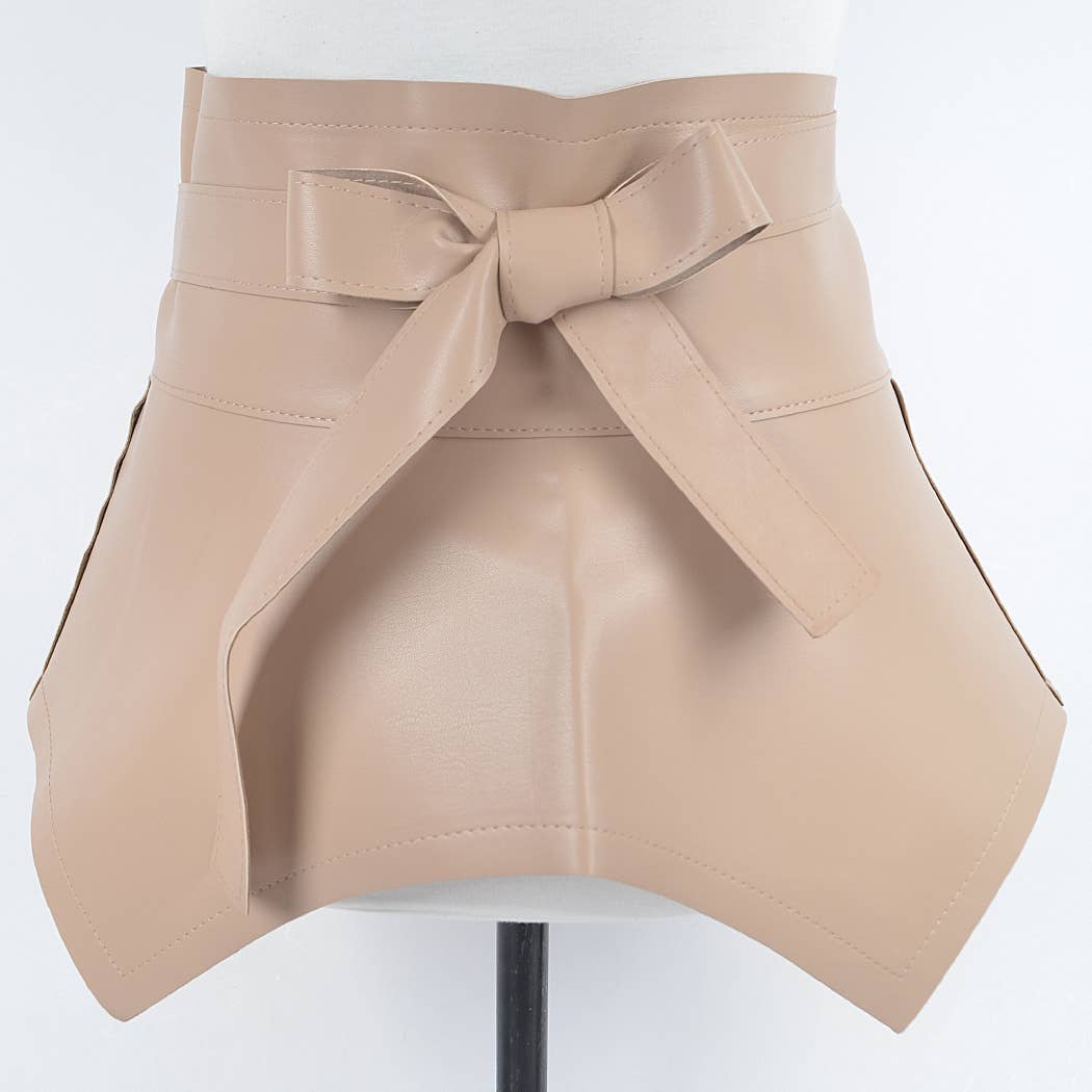 Faux Leather Plus Size Skirt Belt