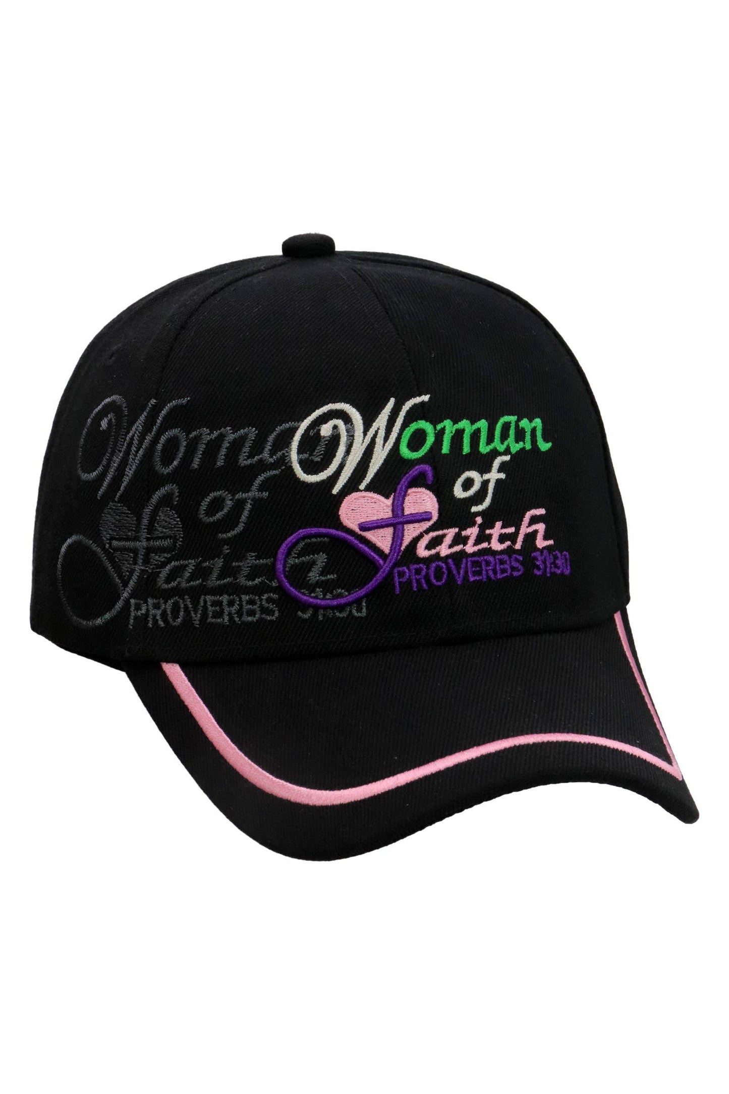 Woman Of Faith Proverbs Baseball Cap