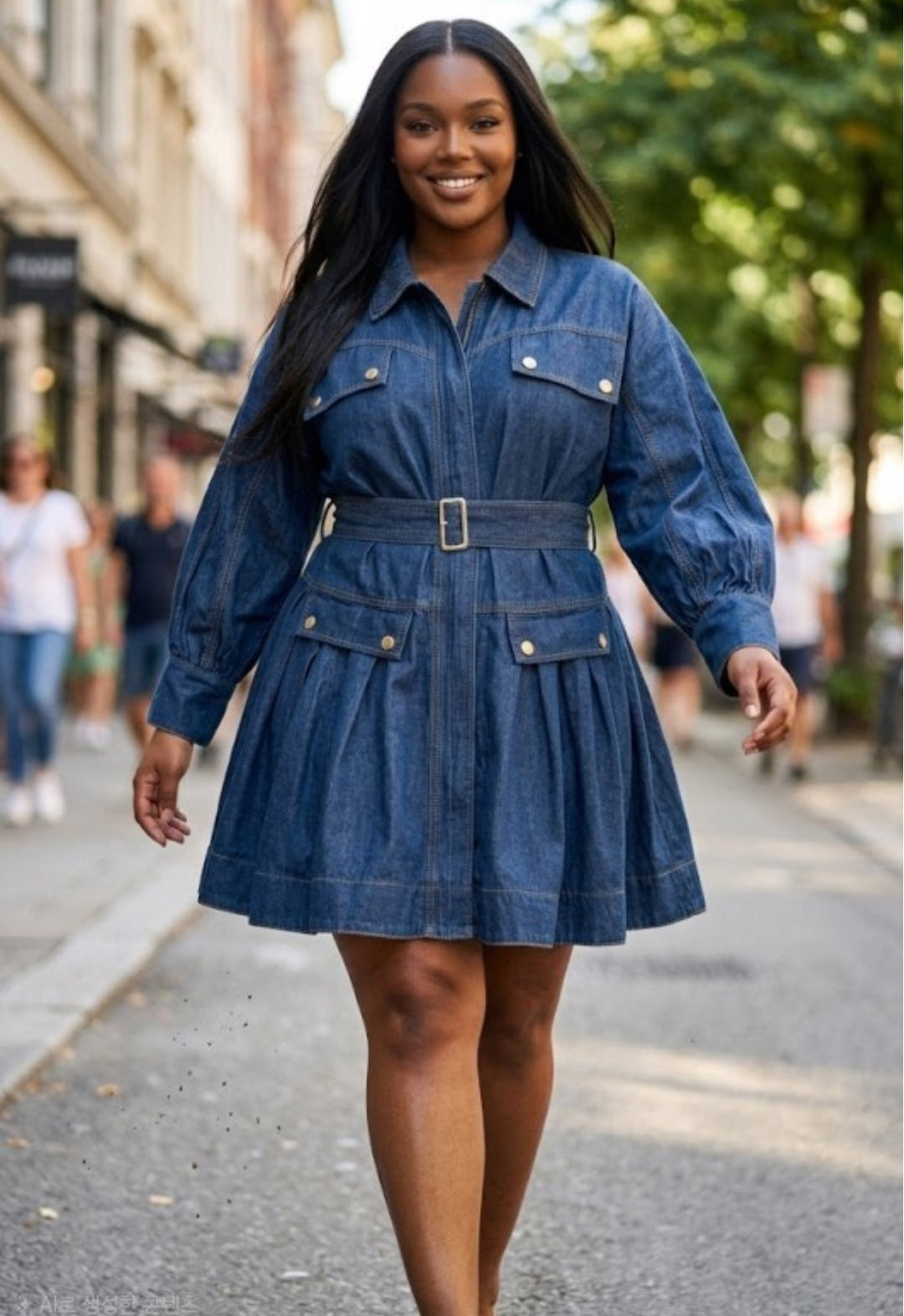 Belted Mini Dress