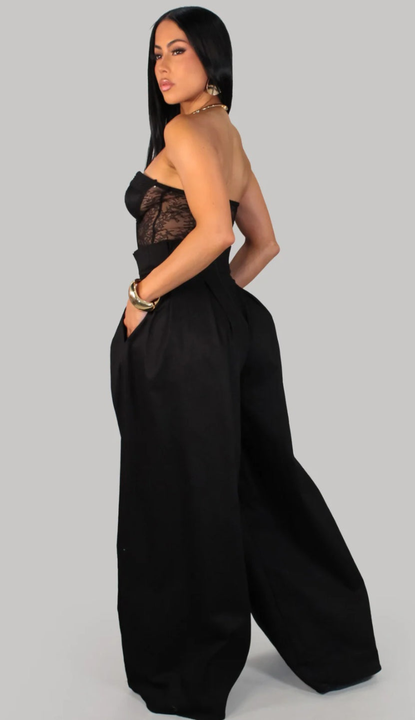Corset Sexy Lace Jumpsuit