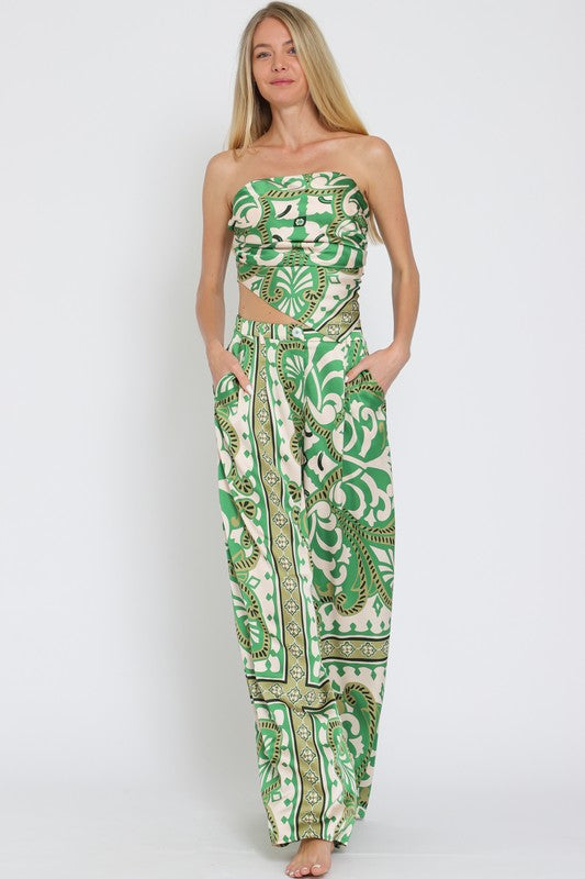 2pc Green summer