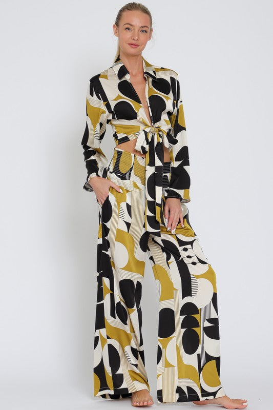 2pc yellow/black