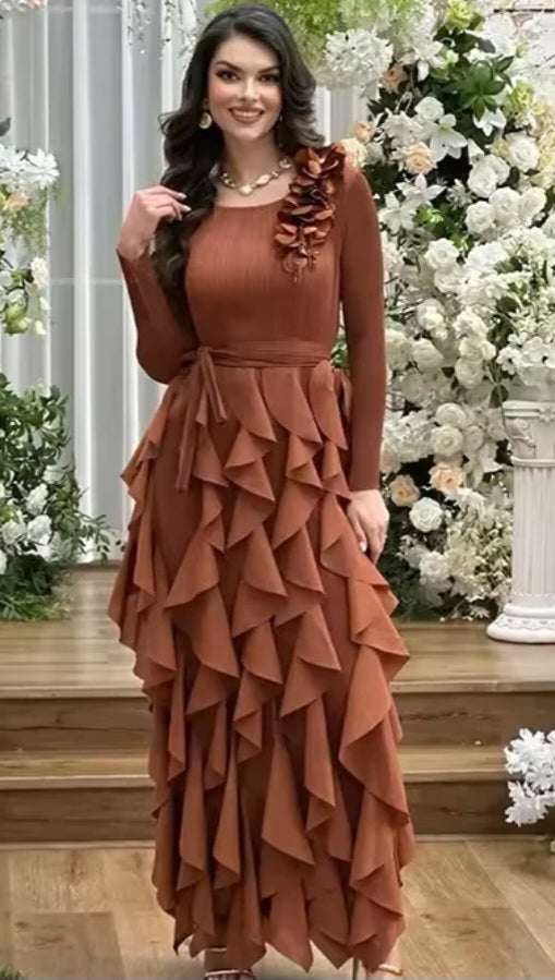 Total Ruffle Movement Dress