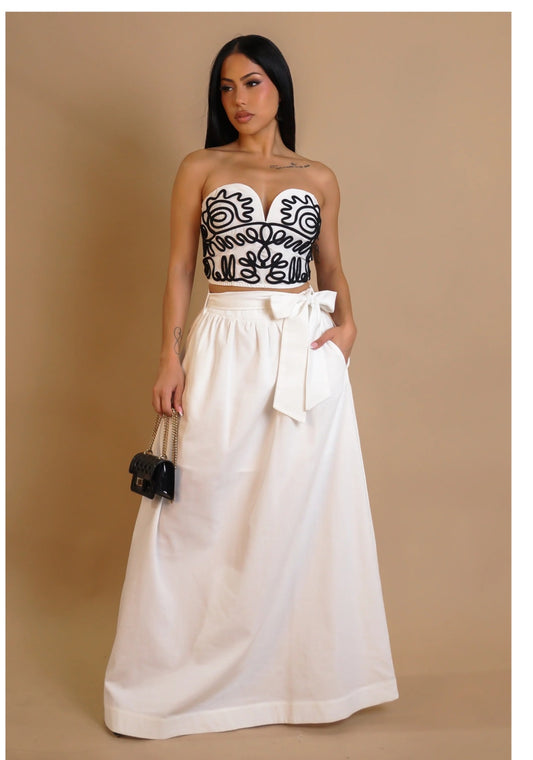 2pc bohemian top set