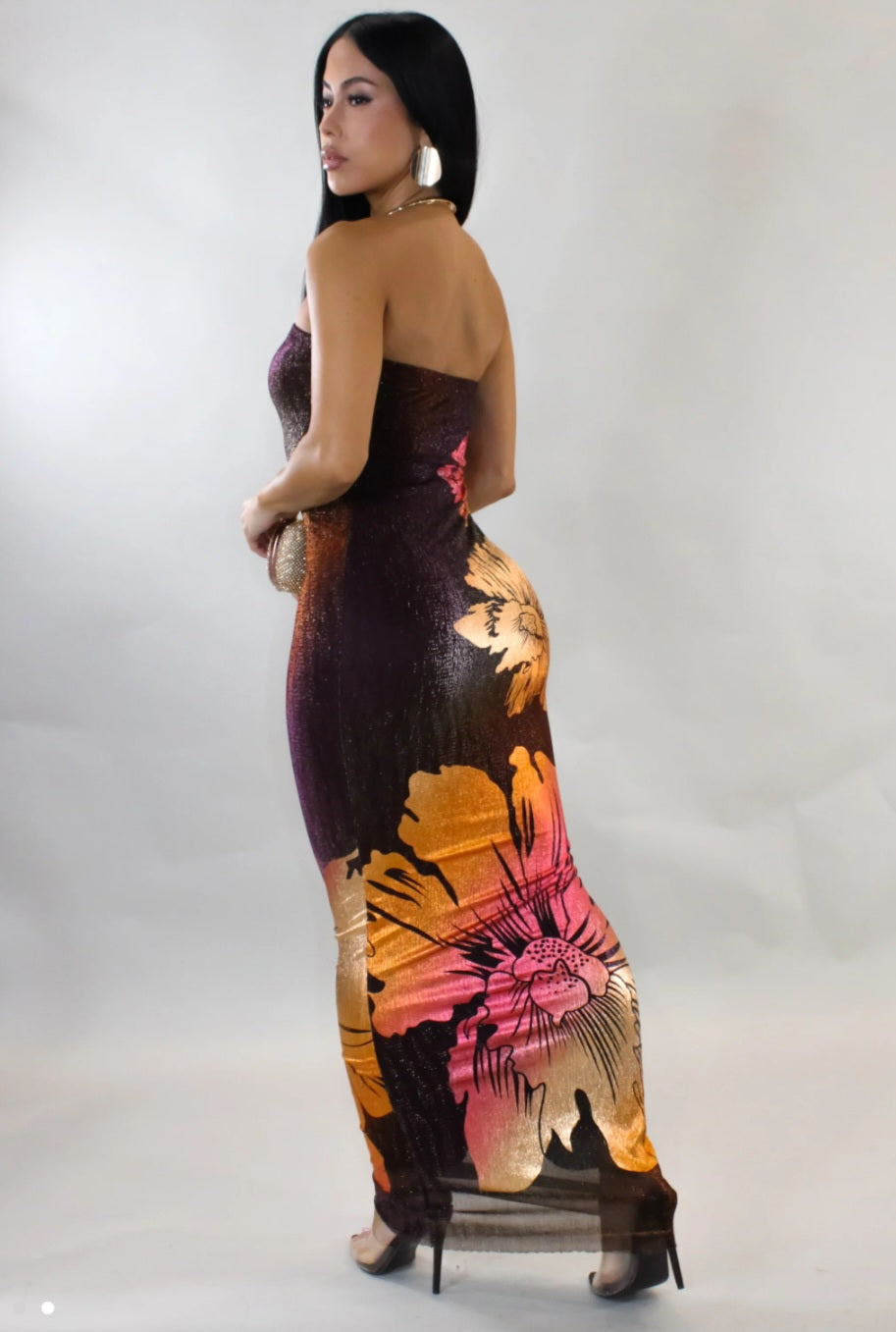 Brown Floral Elegance