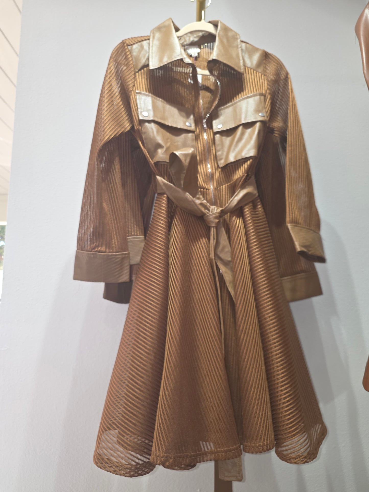 Sexy Leather Dress/Shirt