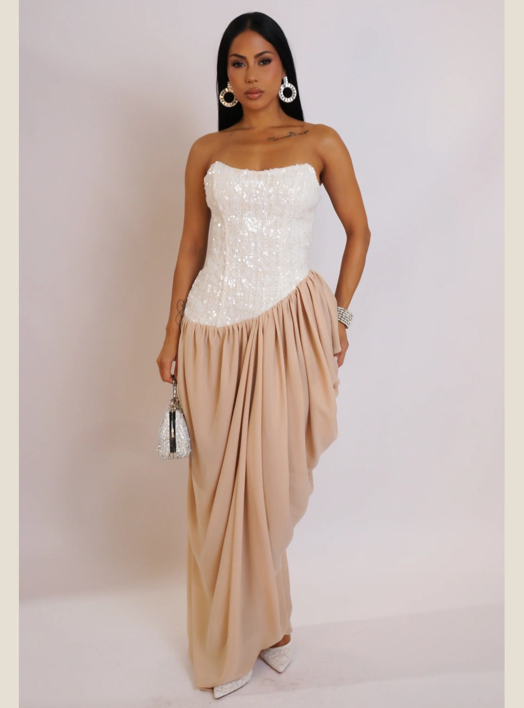 All dressed up strapless