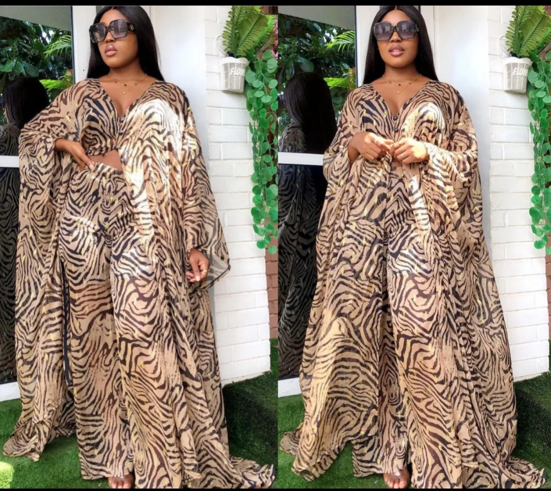 LEOPARD DASHIKI SET