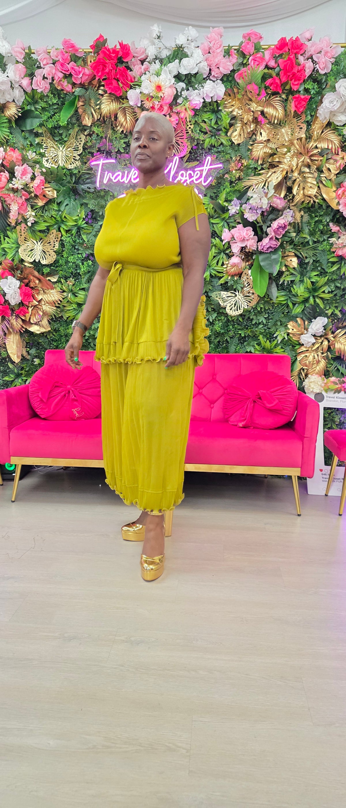 Layered Sweet Line Dress